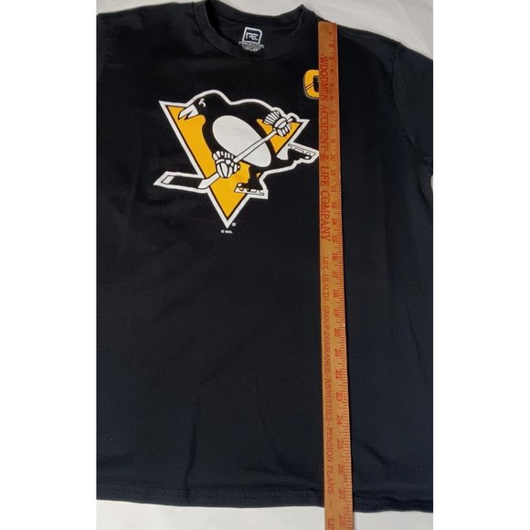 Pittsburgh Penguins Sidney Crosby Men Large T Shirt Black Pro Edge NHL Hockey - Picture 5 of 8
